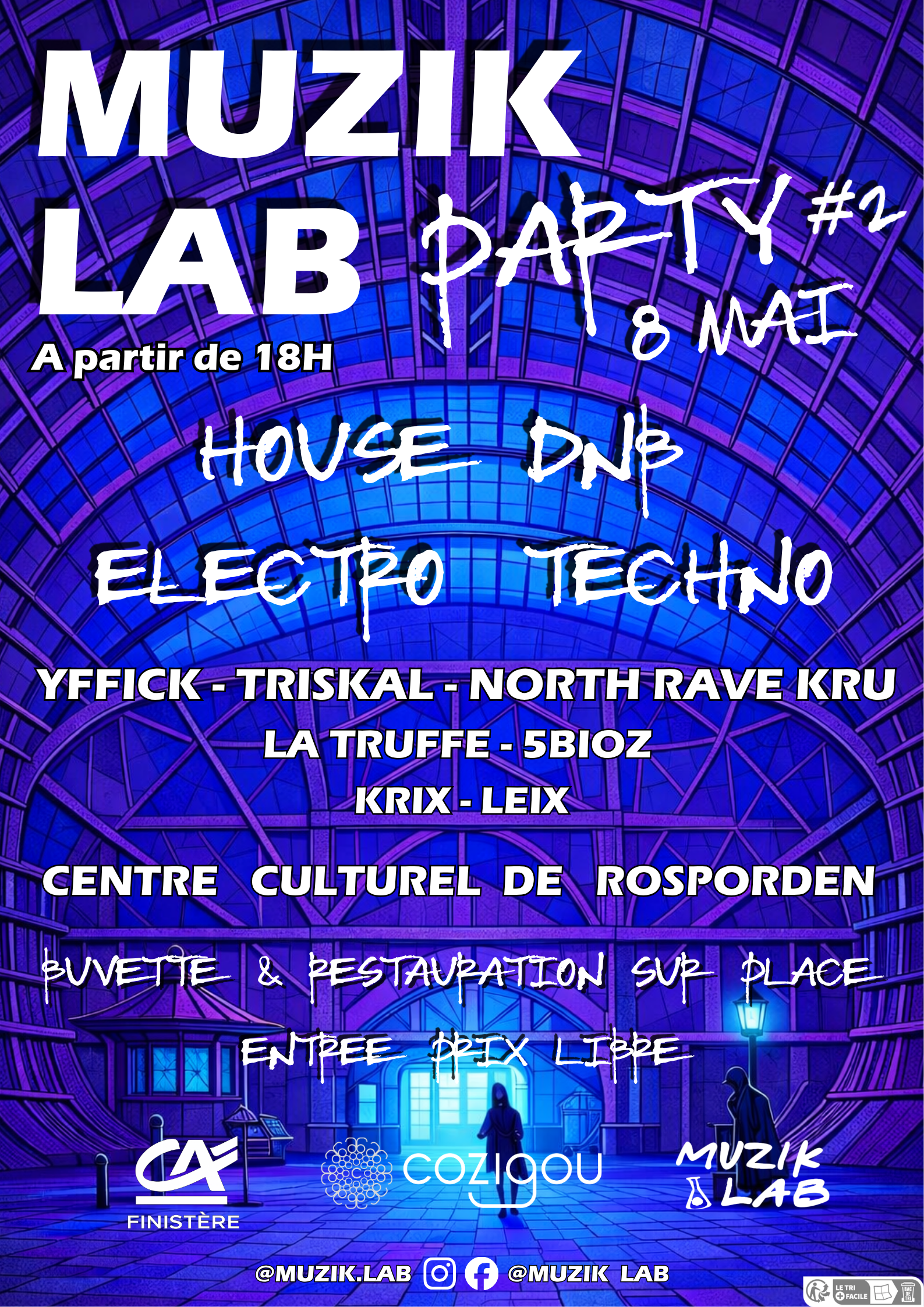 Affiche Soirée Électro